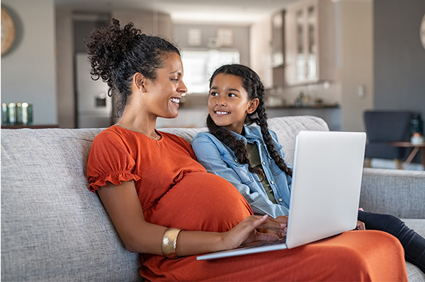 mother son super hero reading