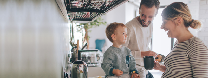 Happy family protected with Foresters Insurance