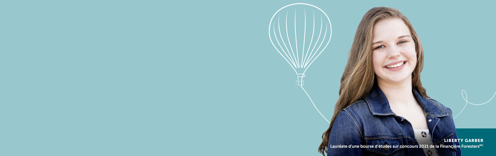 Boursier étudiant souriant